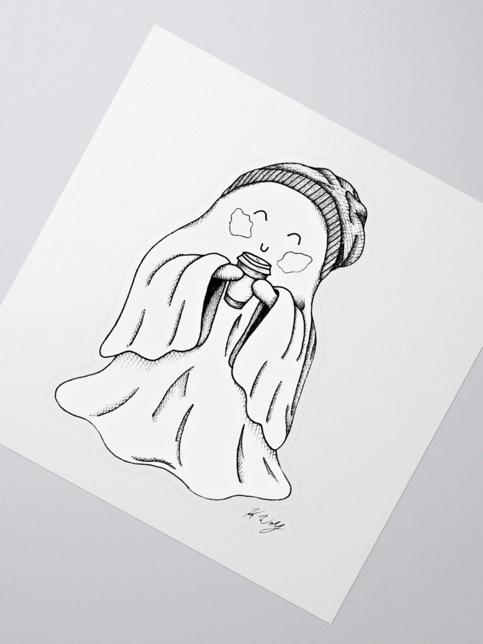 Caffeine Ghost Stickers product image (2)