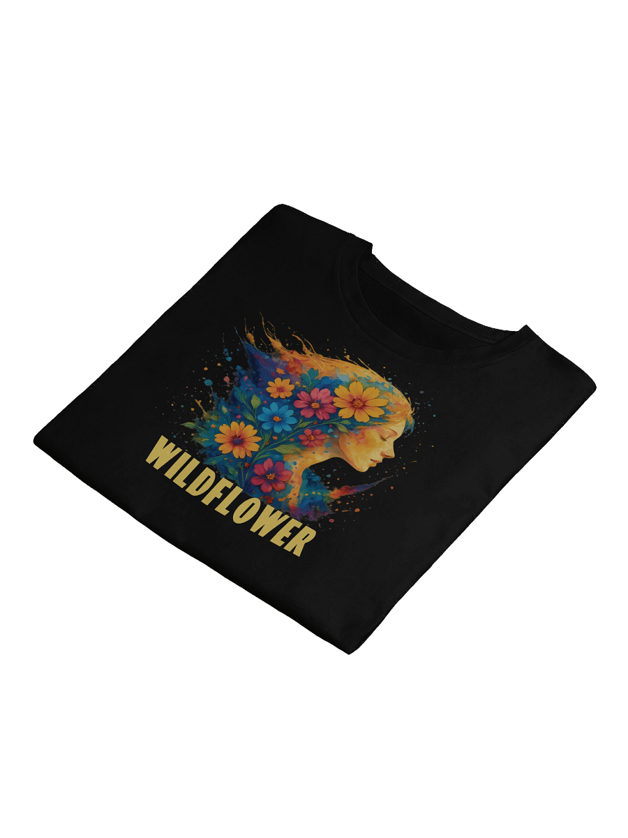 ChatGPT said: Boho Wildflower Cropped Tee – Artistic Floral Naturecore Top product image (4)