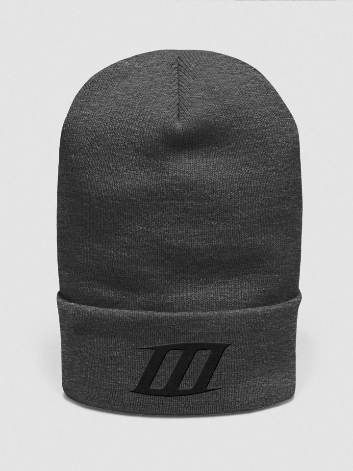RockhoundBlack Black Logo Cuffed Beanie product image (1)