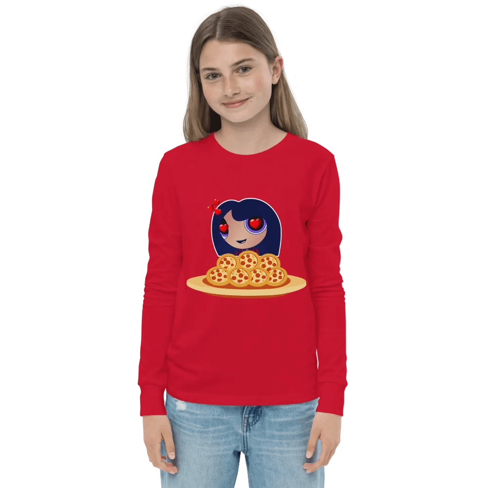 Youth Pizza Love Long Sleeve Top product image (1)