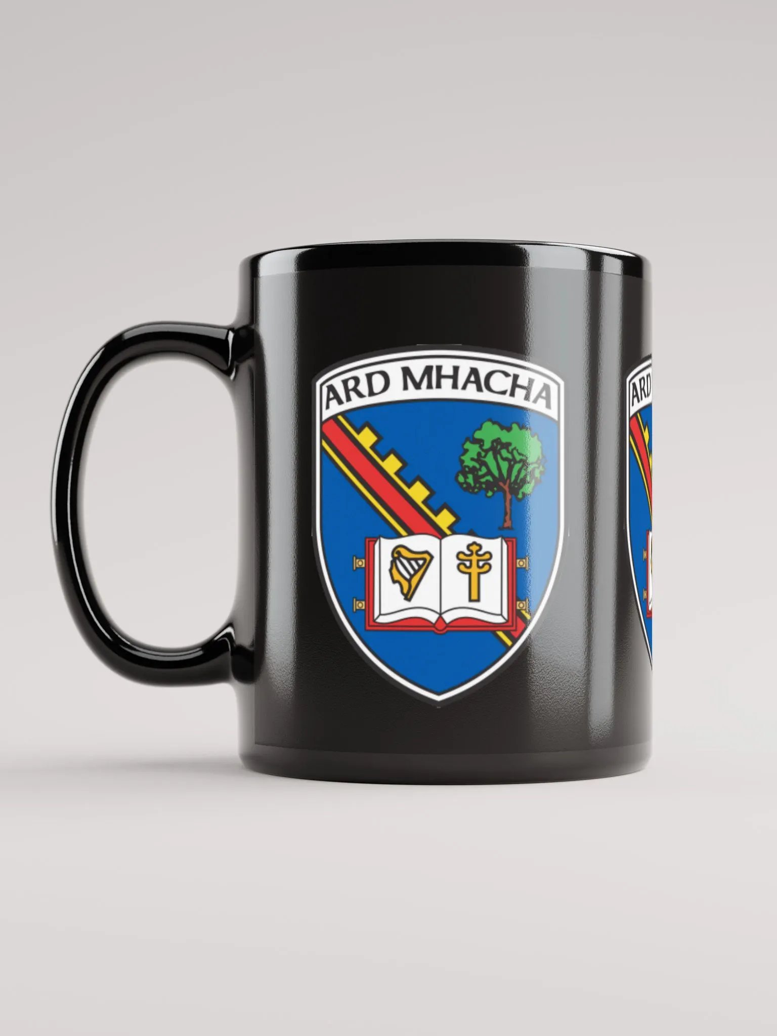 Armagh Crest Black Glossy Mug product image (11)