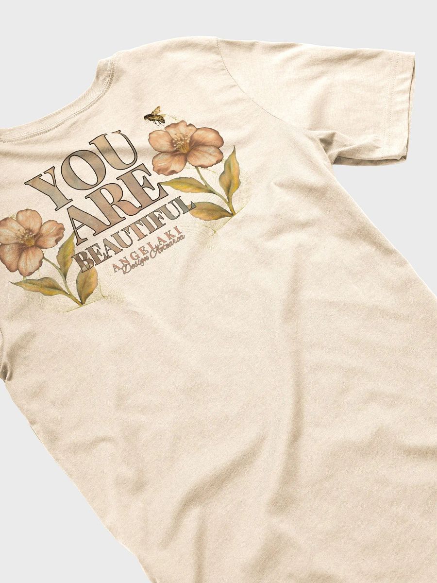 Unisex Kinship - You are Beautiful - Love and Joy Message Ngaio Piwakawaka and Bee Warmed Up Tee product image (42)