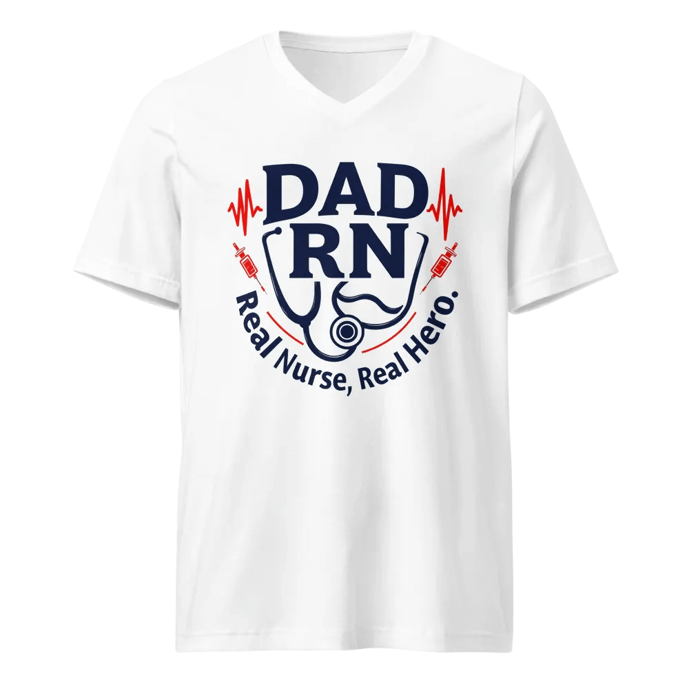 Real Nurse, Real Hero V-Neck Tee product image (1)