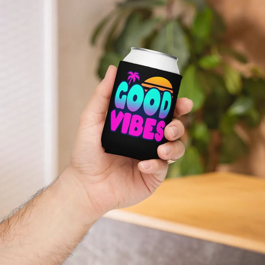 GOOD VIBES DRINK KOOZIE product image (6)