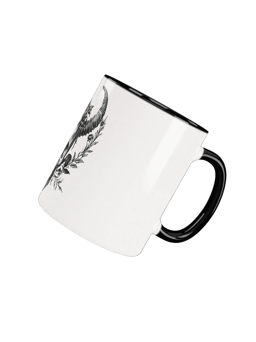Intricate Skull and Roses Ceramic Mug product image (5)