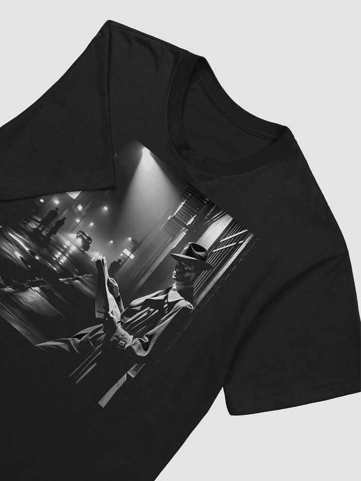 Nocturnal Secrets: A Noir Street Reading (Front Print Mens Tee) product image (2)