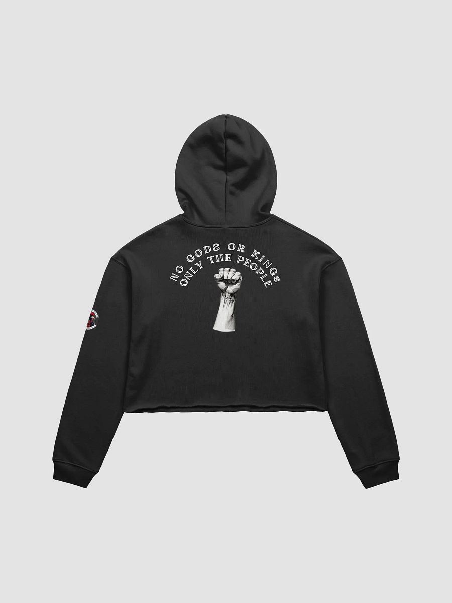 LIMITED - JUNE 2025 - FLAG DAY - NO KINGS - Crop Top Hoodie product image (2)
