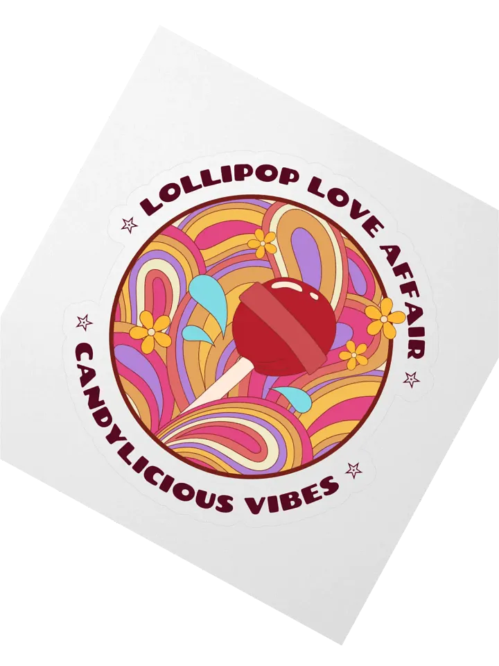 Lollipop Love Affair Kiss Cut Stickers product image (2)