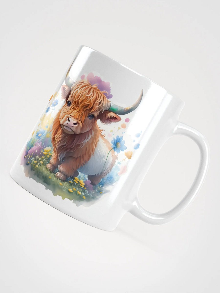 Highland Cow and Flowers Mug product image (7)