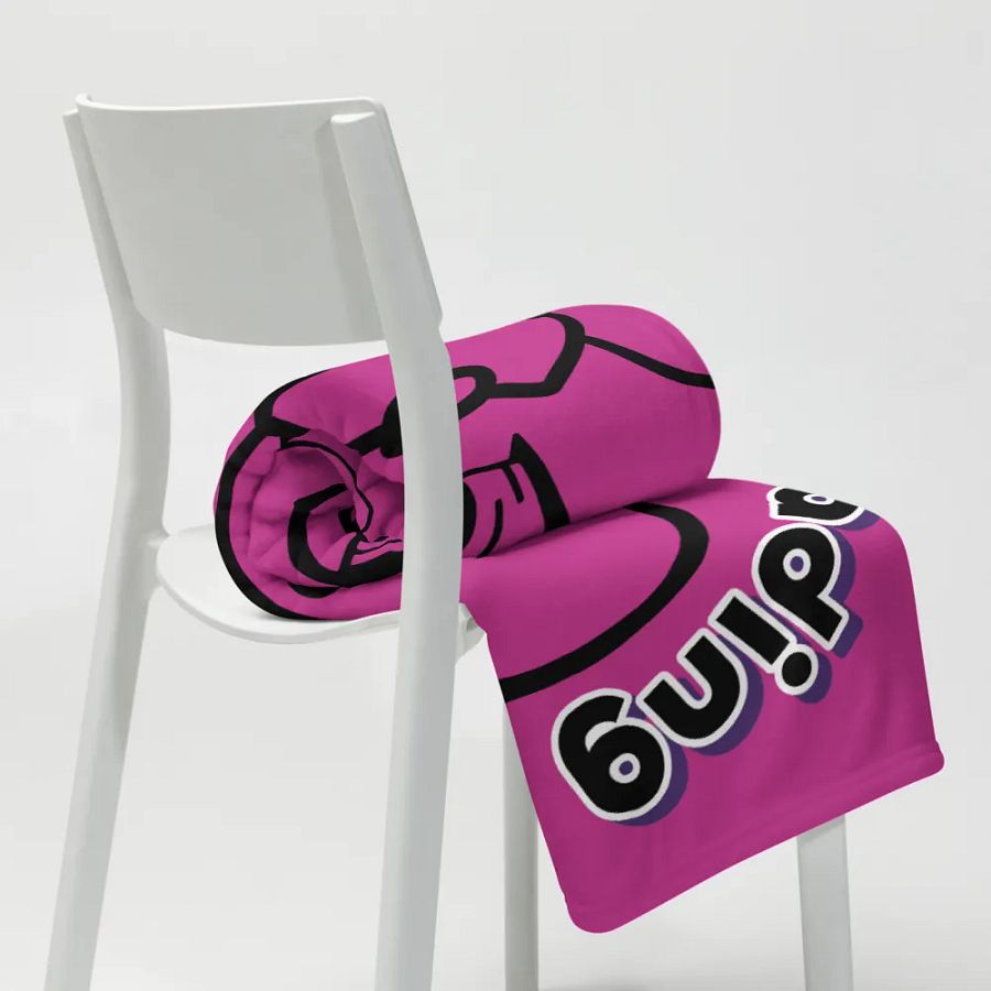 Ghostly Reading Throw Blanket product image (9)