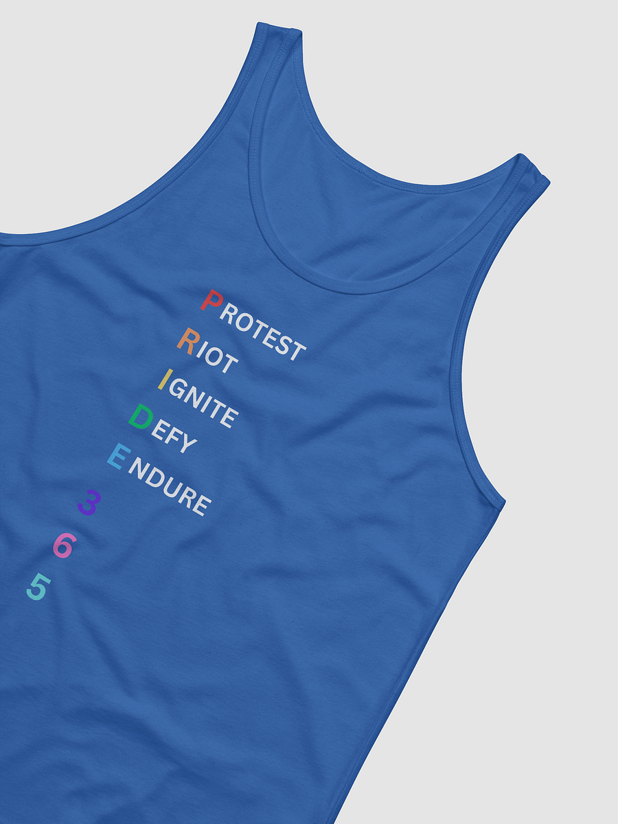 Pride 365 (protest, riot, ignite, defy, endure) Tank product image (4)