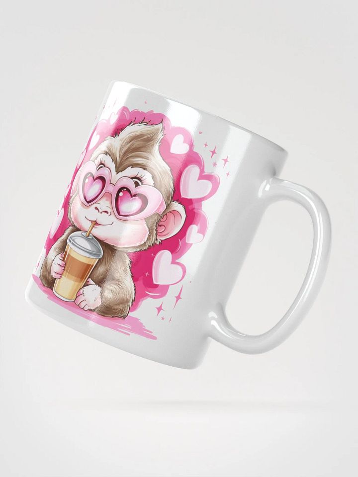 Love Monkey White Glossy Mug product image (5)