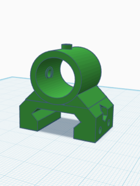 Picatinny flashlight/laser 3D print file product image (1)