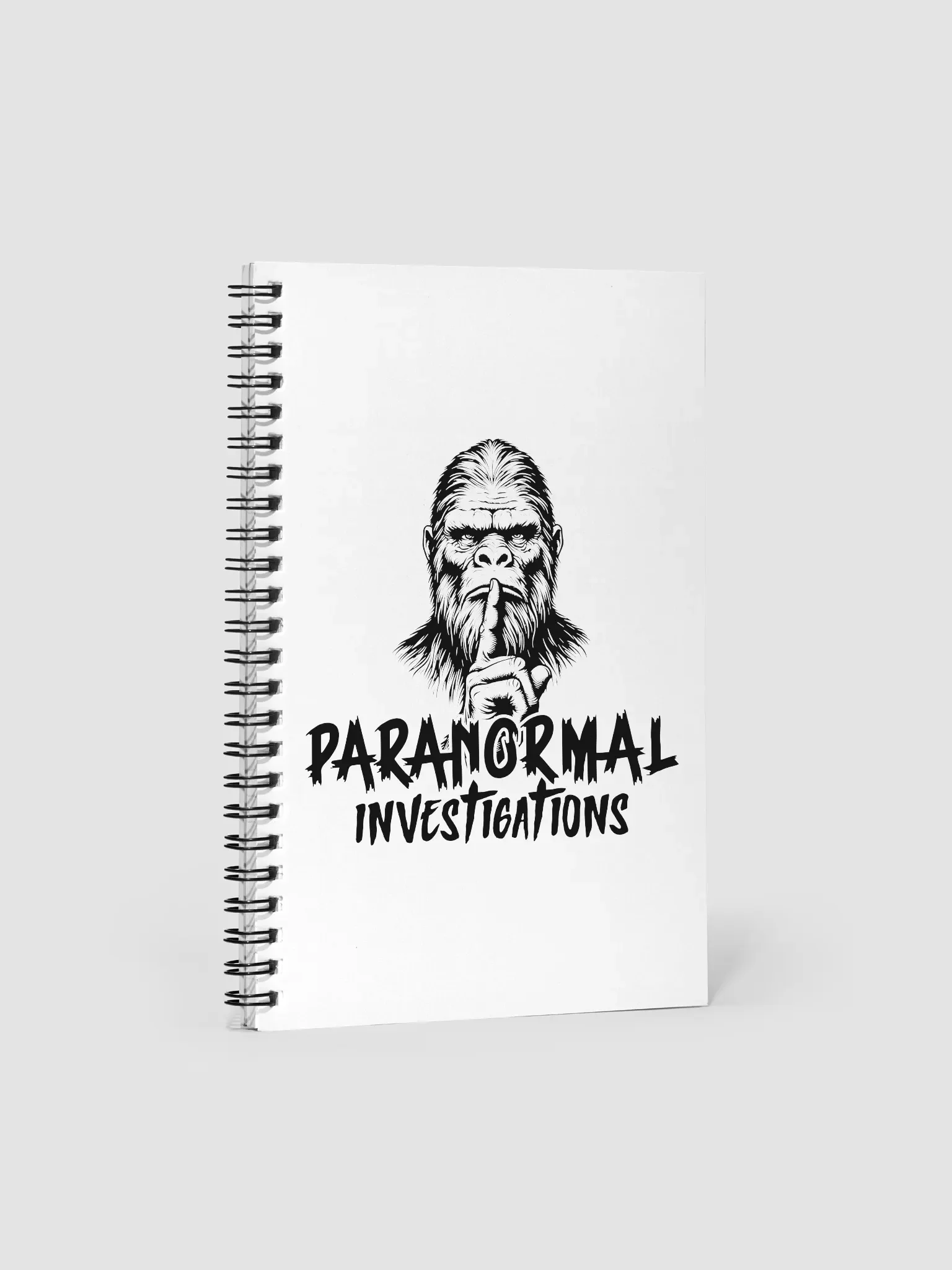 Paranormal Bigfoot Whispers Spiral Notebook product image (1)