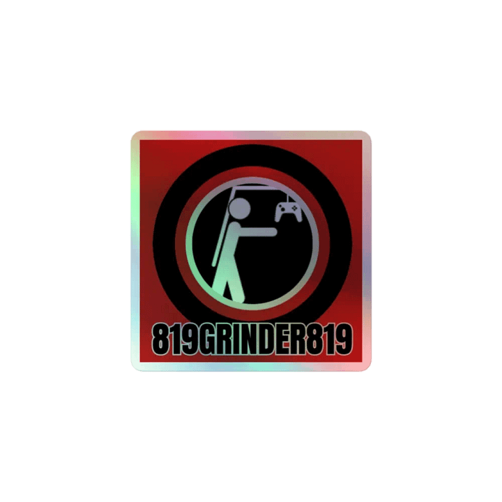 819GRINDER819 Holographic Gaming Sticker Set product image (1)