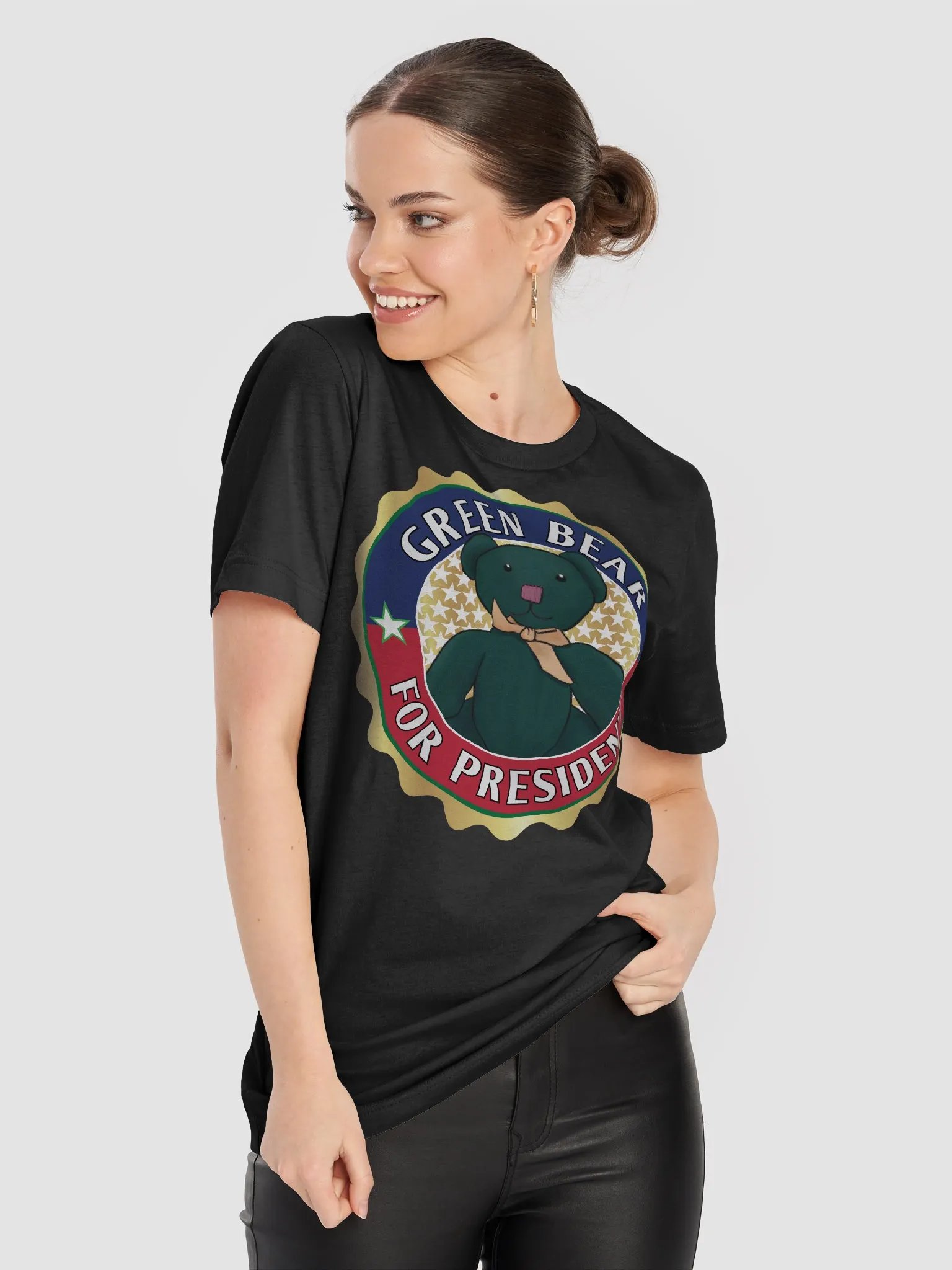 Green Bear for President Grownup Tee product image (88)