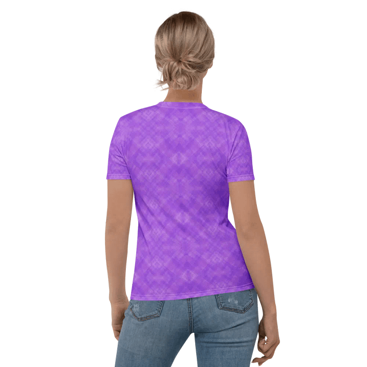 Plaid Dreamland Women's Crew Neck T-Shirt product image (2)