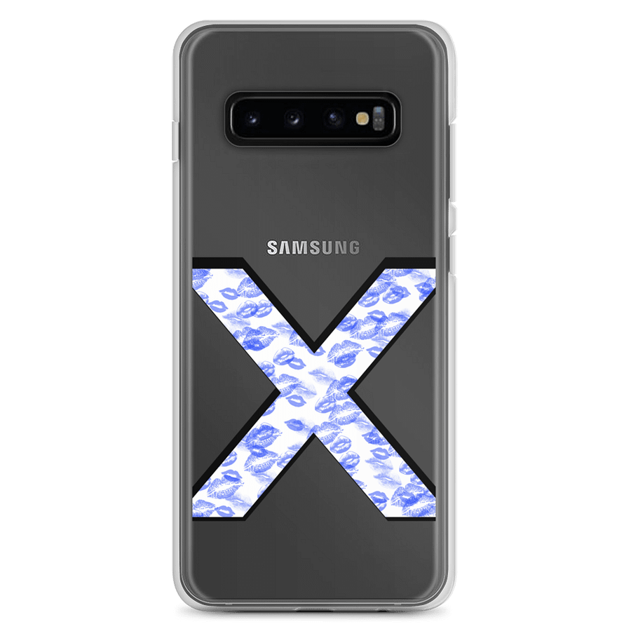 White X Blue Lipstick Kisses Phone Case S product image (2)