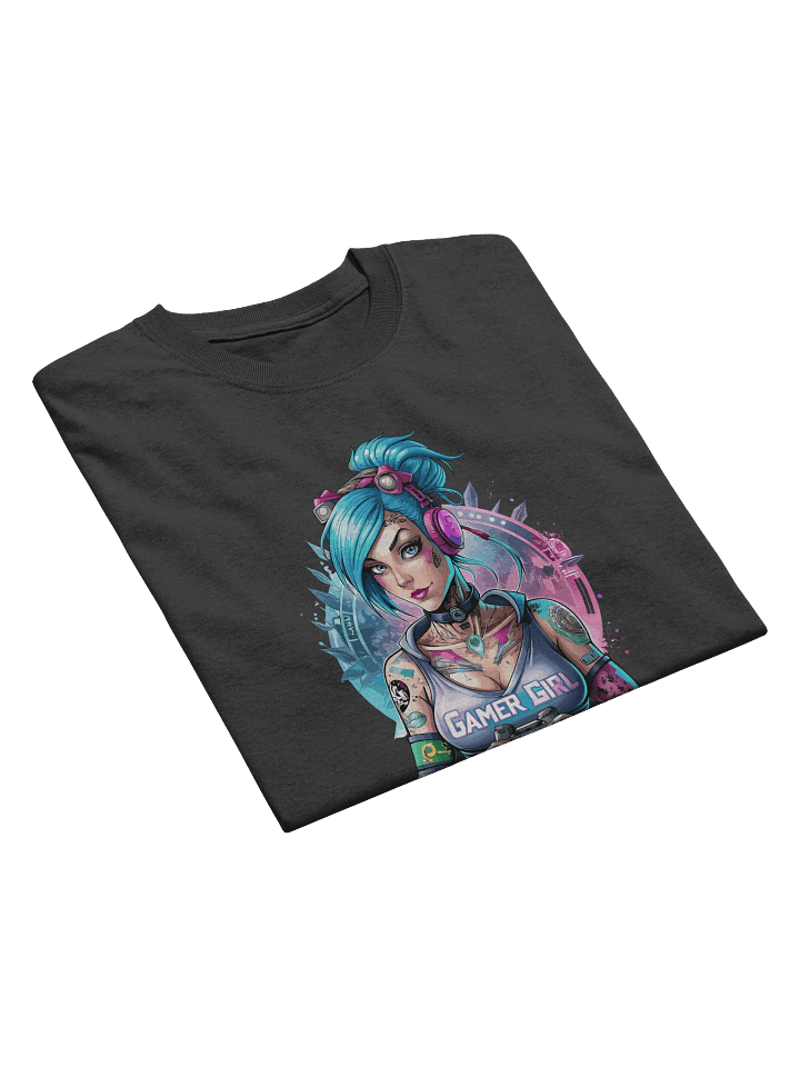 Gamer Girl Vibes Printed T-Shirt product image (2)