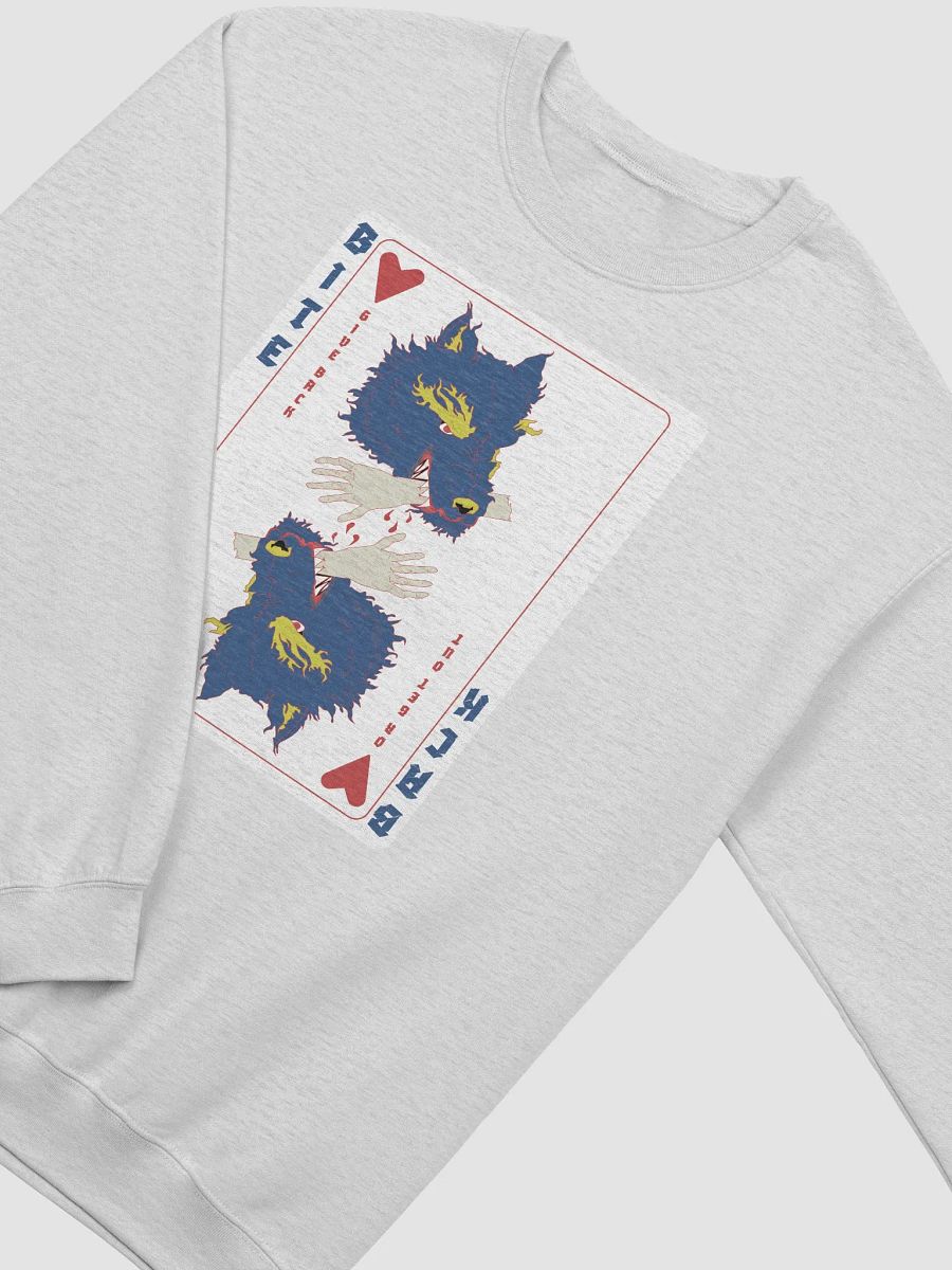 Bite Back blue card crewneck product image (3)