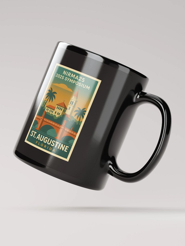 NIRMA25 Glossy Mug – St. Augustine Bridge Edition product image (4)