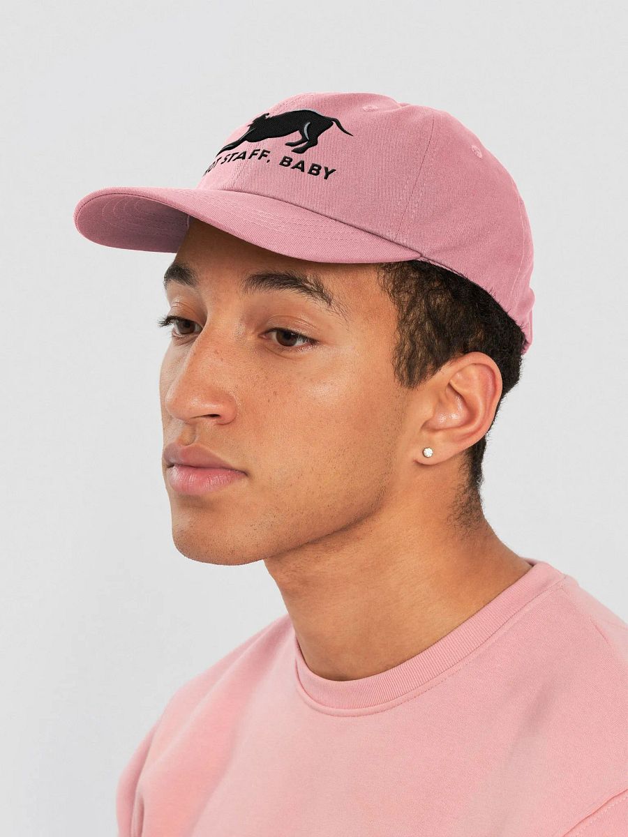 Hot Staff, Baby Classic Dad Hat(Embroidered) of a Staffordshire Terrier(Black) product image (28)