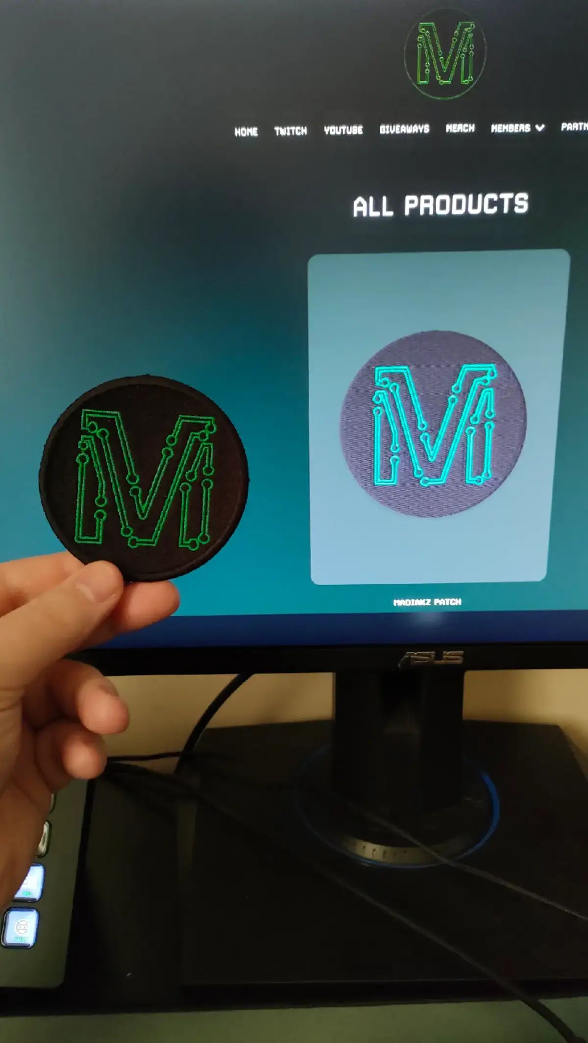 I have ALWAYS wanted my own patch since my old Call of Duty clan days and now I have one! 😂 First little bit of merch on my website, available now 🫡 🔗madiakz.com