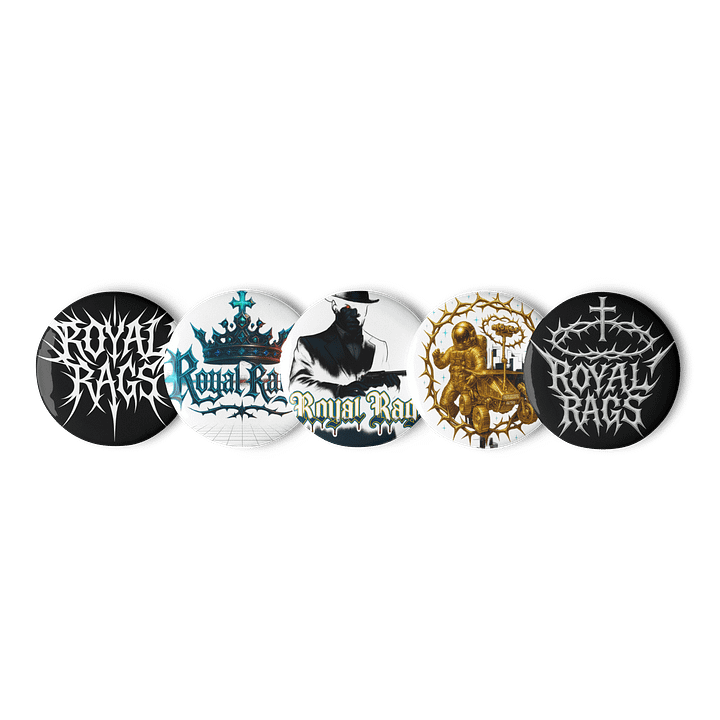 Orbit & Throne: Royal Rags 5-Pin Collection product image (1)