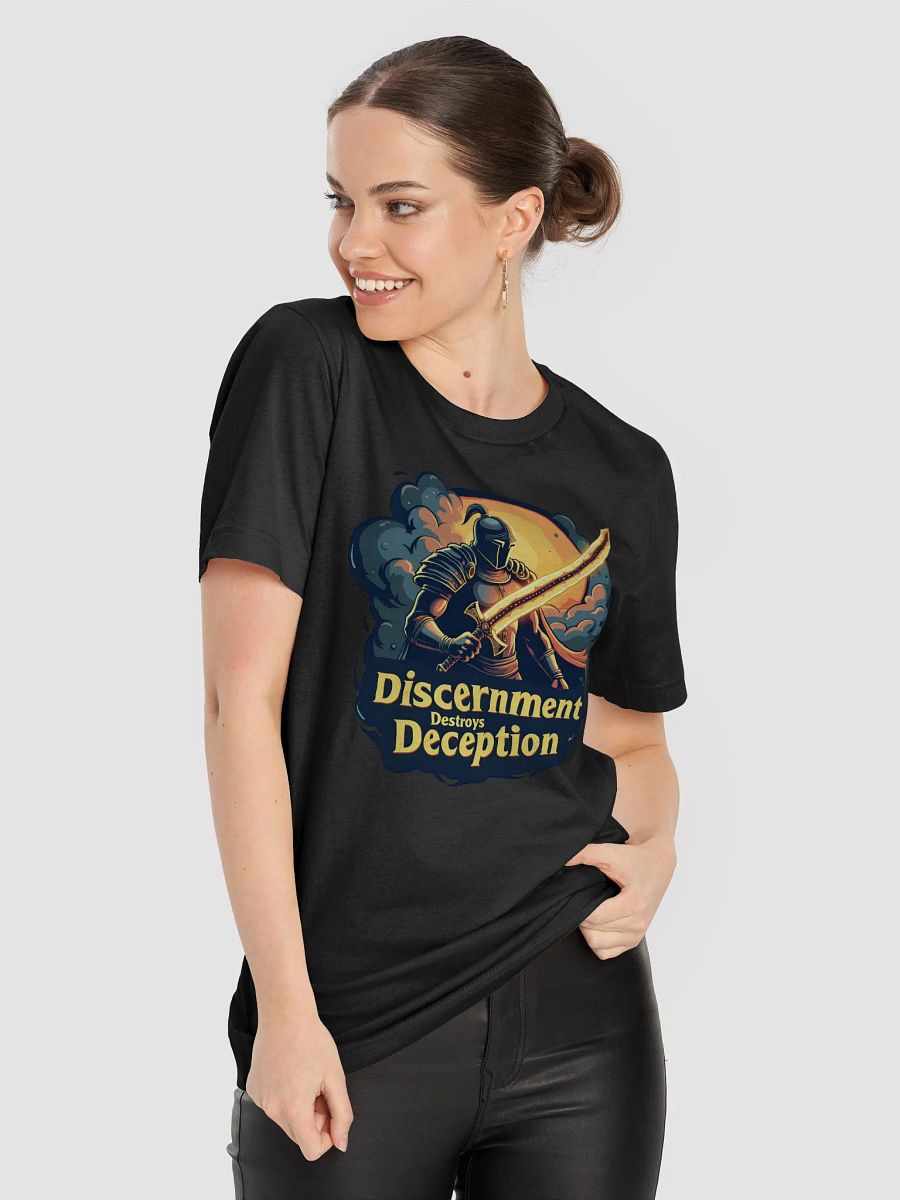 Discernment Destroys Deception - Spiritual Warfare T-Shirt product image (48)