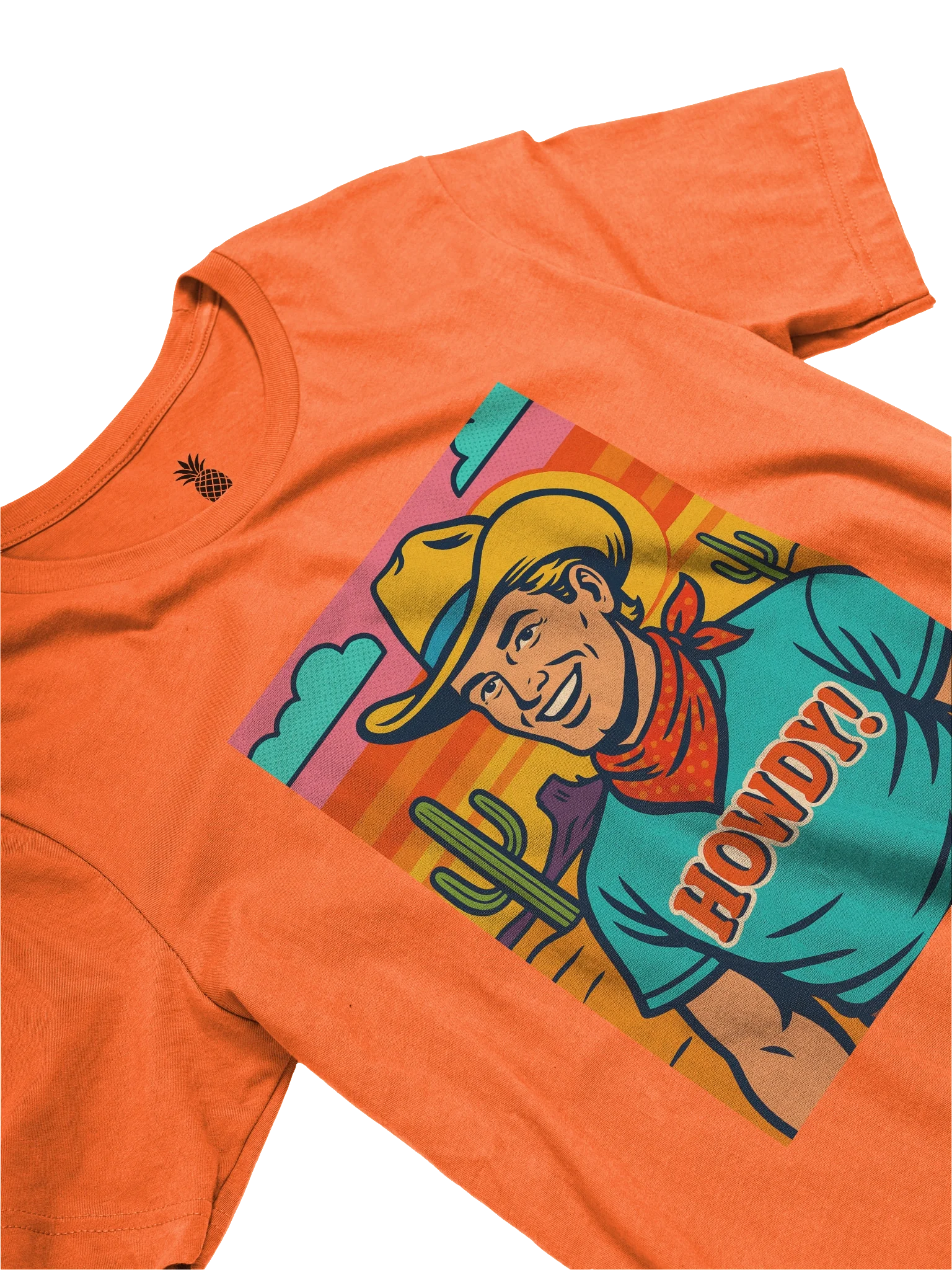 Howdy! 1950's Neon Cowboy Texas Concert Tee Fit Unisex T-Shirt product image (15)