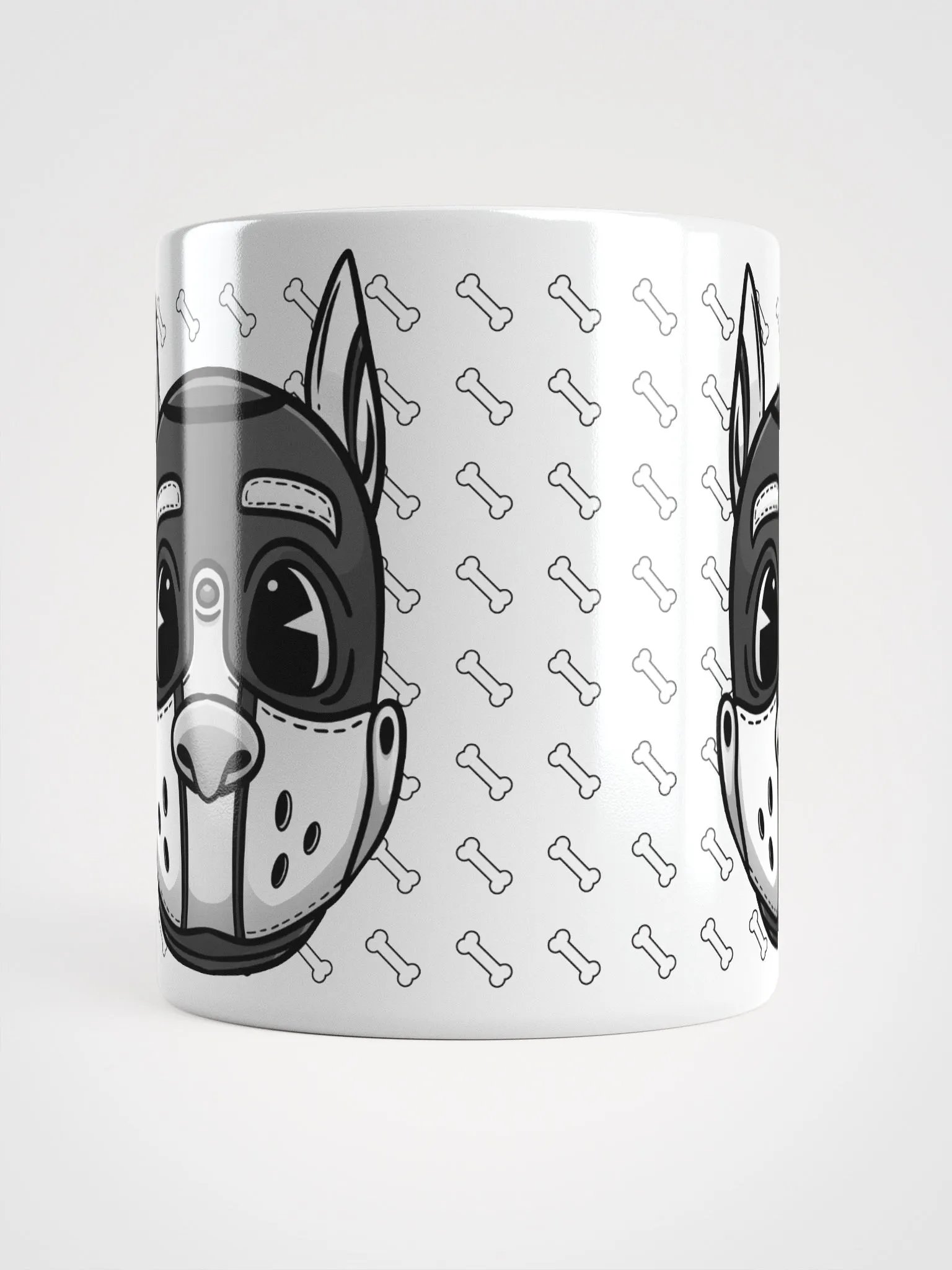 Rubberhose Pup - White Glossy Mug product image (5)