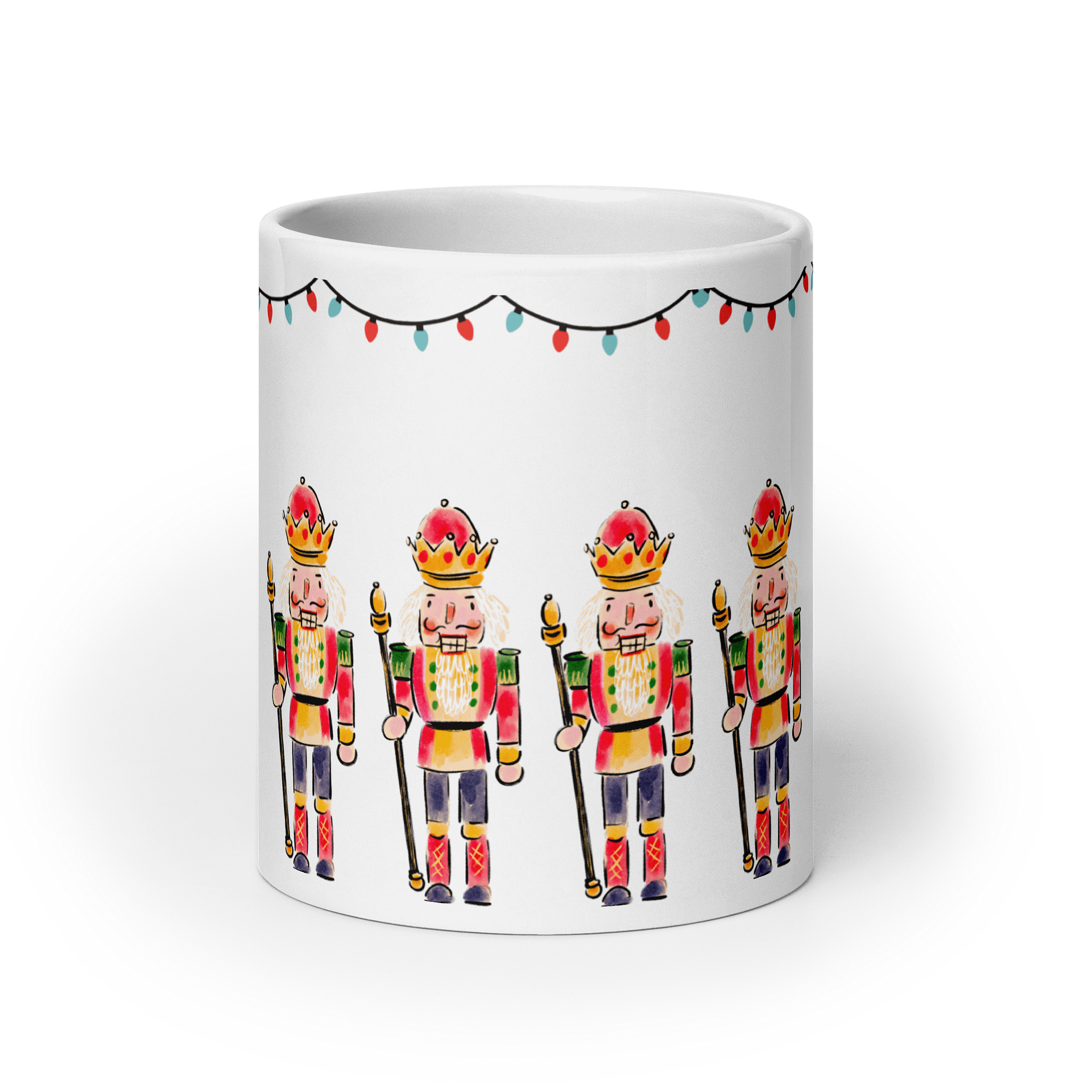 Festive Nutcracker Soldiers Mug, Perfect for Holidays and Winter product image (9)