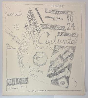 Machine Screws (1992) Unframed Original product image (1)