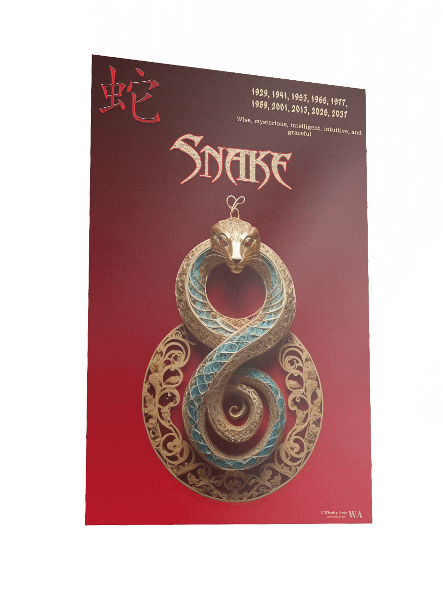 Chinese Zodiac Poster - SNAKE product image (4)