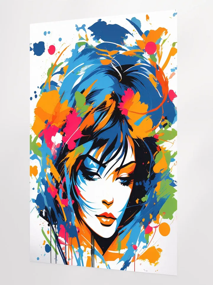 Abstract Woman v12 - Vintage Style Poster - Girly - Large 24x36 Inches product image (2)