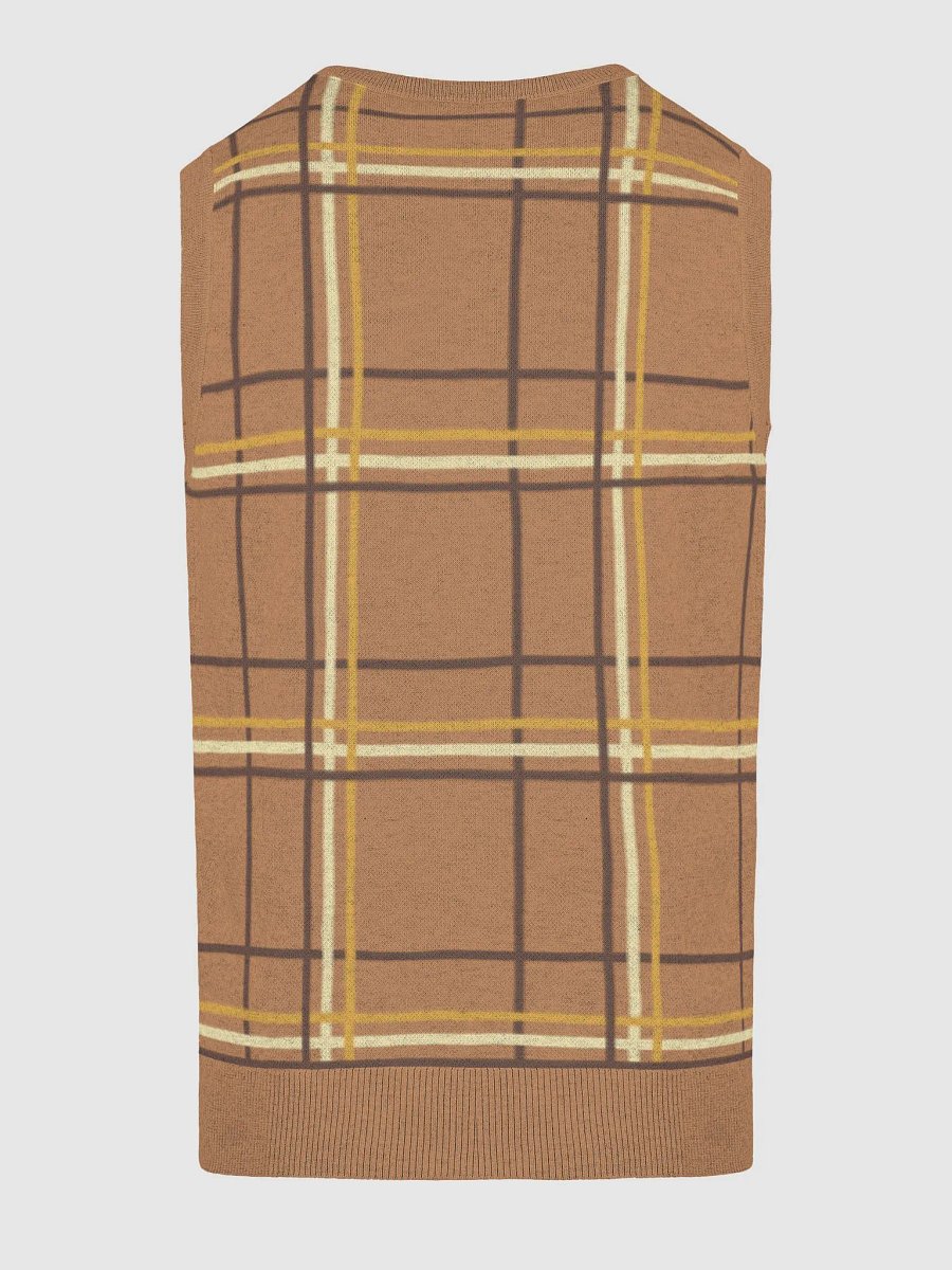Plaid Perfection V-Neck Vest product image (16)