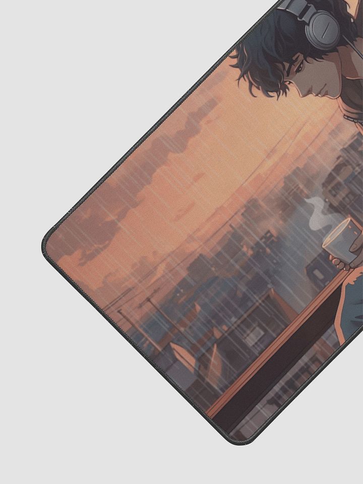 Anime Serenity Desk Mat - Rainy Morning Bliss 12