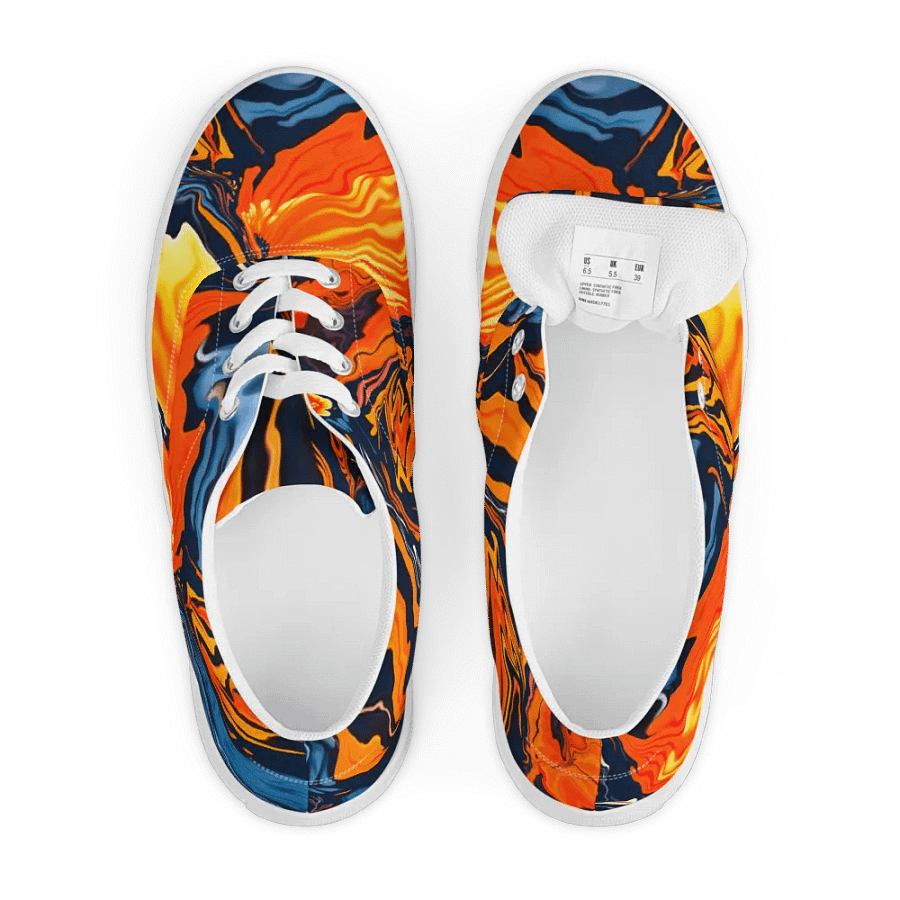 Multicoloured Fluid Motion Lace-Up Shoes product image (5)