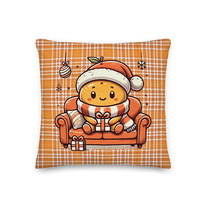 Cozy Tangerine Xmas Pillow product image (1)
