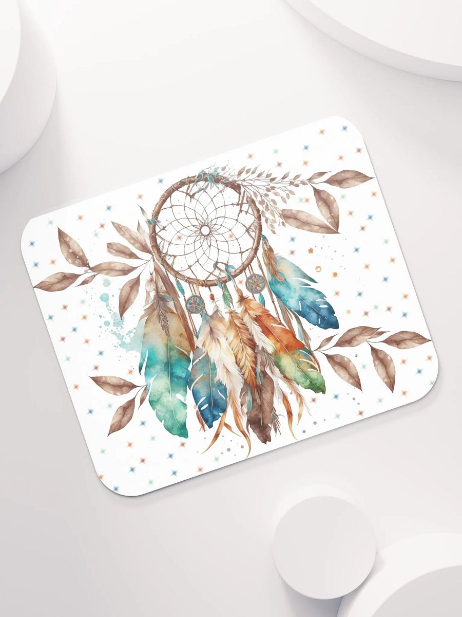An Neutral Color Dream Catcher Mousepad product image (7)