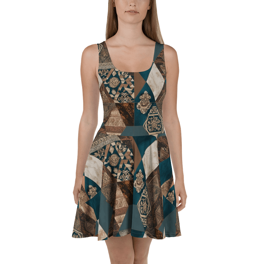Emerald Goddess Skater Dress product image (5)