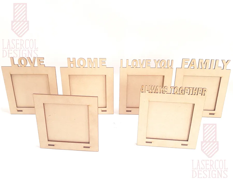 Square Photo Frames - Laser Cut Files product image (8)
