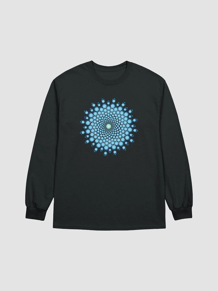 Blue Dot Mandala Long Sleeve T-Shirt product image (1)
