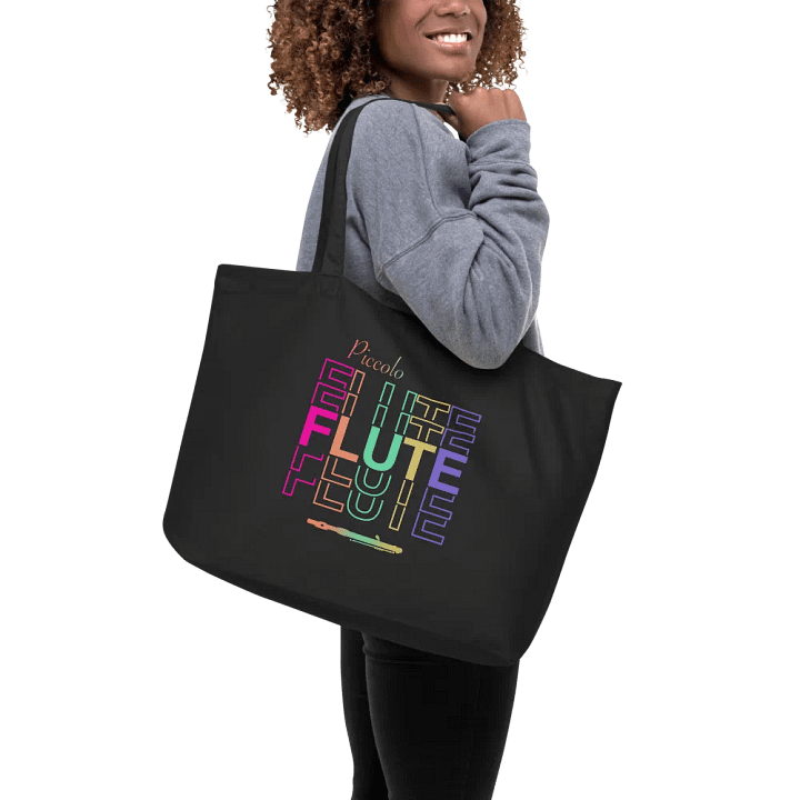 Symmetrical Flute Graphic Tote Bag - Piccolo product image (2)