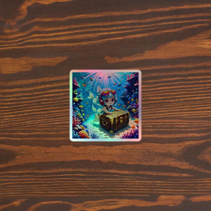 Ocean Treasure Holographic Sticker Set product image (3)