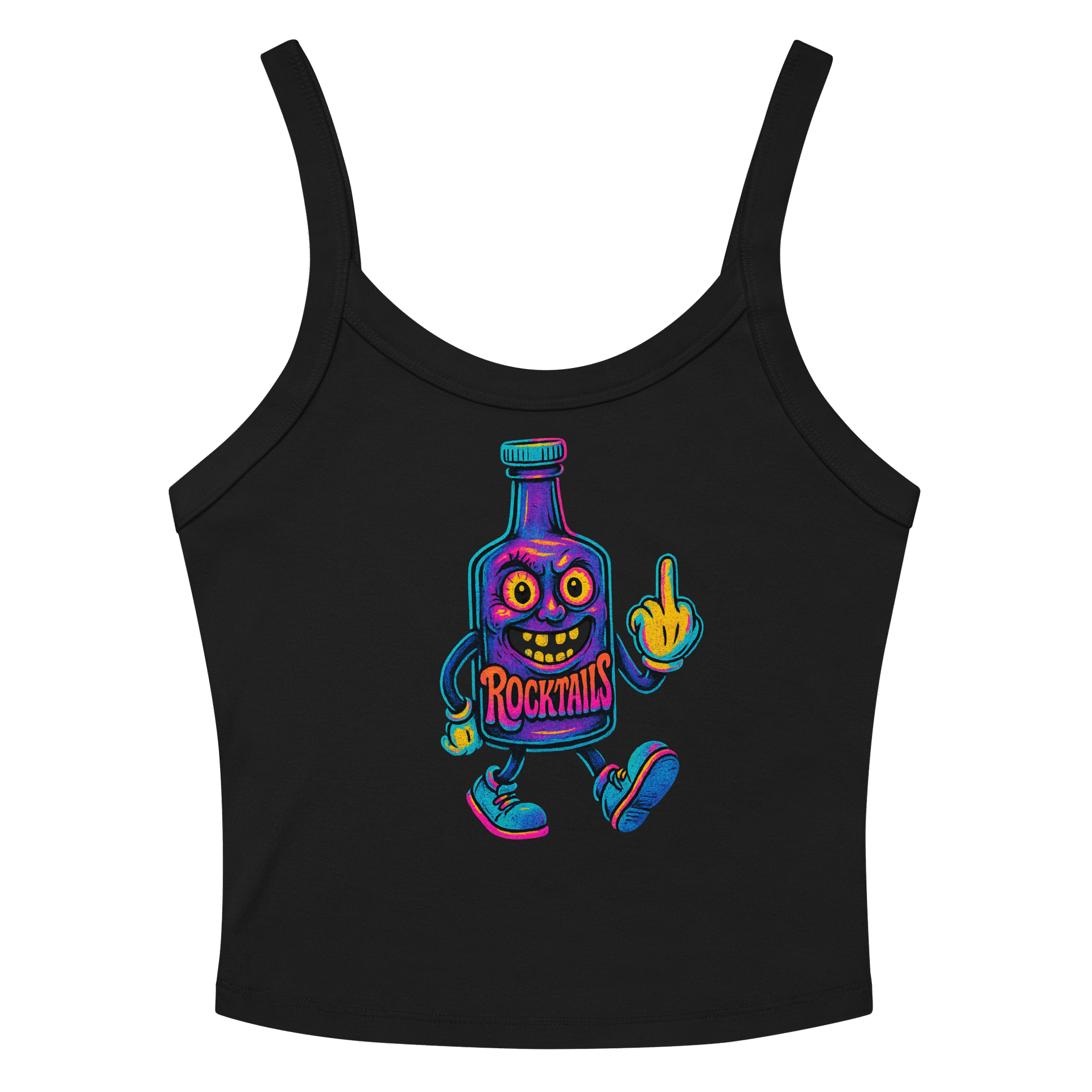 Mean Mr. Bottle "black light" Ladies Tank product image (1)
