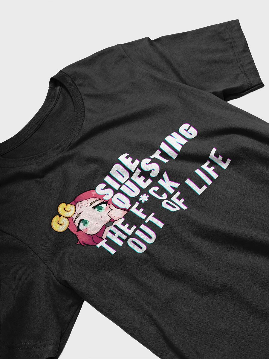 Pop Warrior Side Questing (White Text) T-Shirt product image (3)