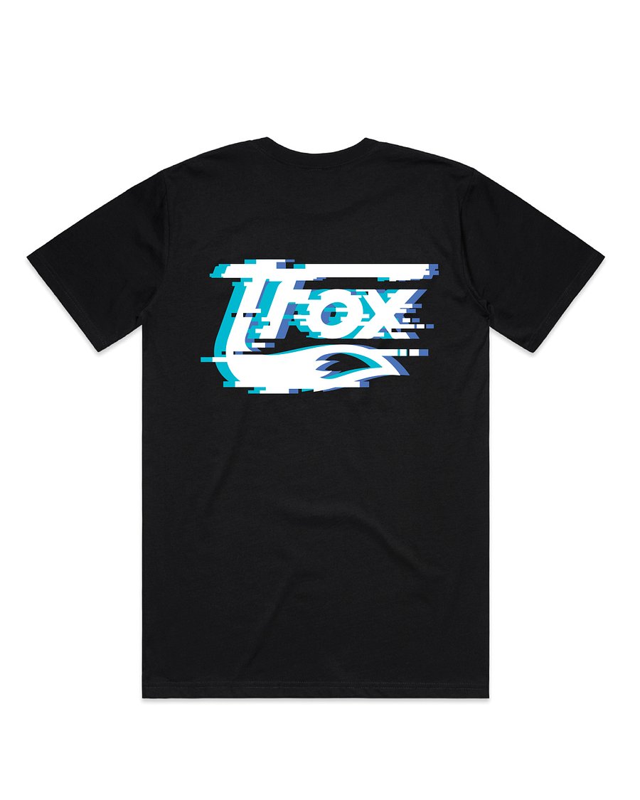 FOX GLITCH TEE- BLACK product image (2)