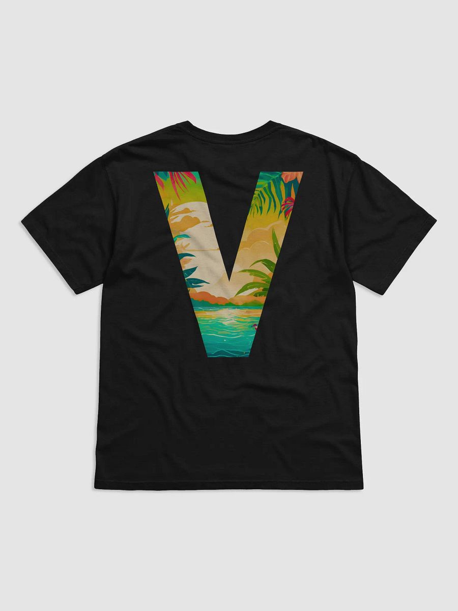 Tropical Sunset Paradise T-Shirt (Letter-V) product image (3)