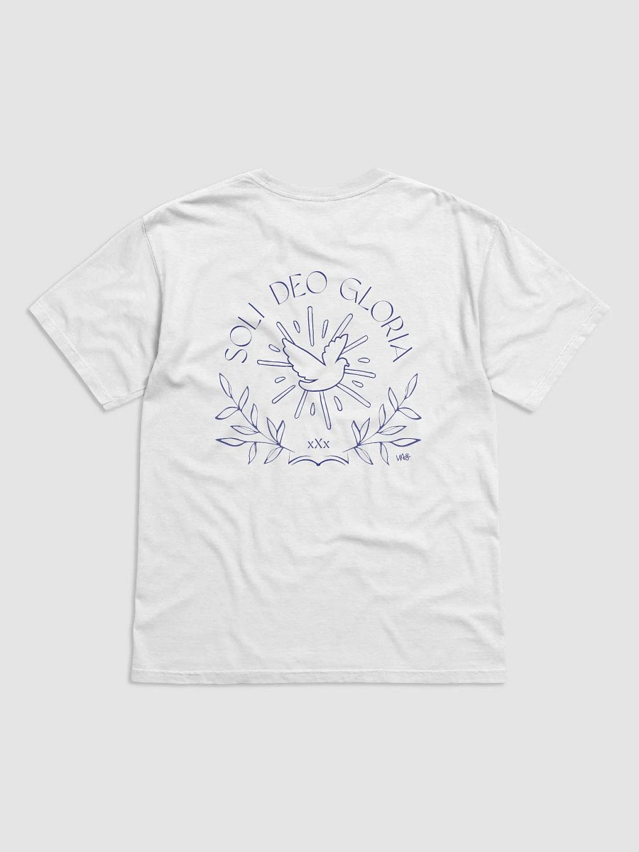 Soli Deo Gloria [Indigo] (Comfort Colors Garment-Dyed Heavyweight T-Shirt) product image (4)